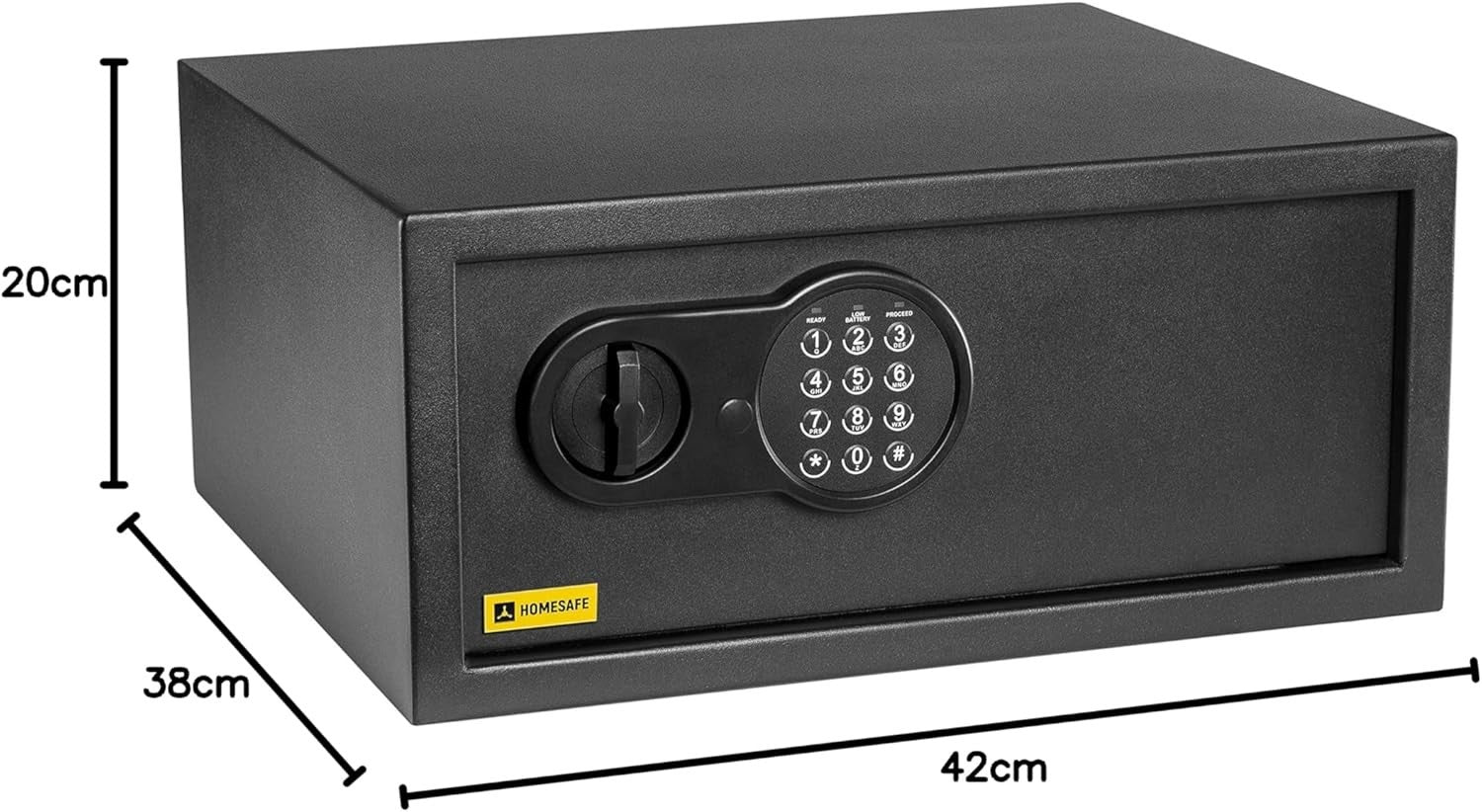 31L Digital Safe Box Electronic Lock Home Office Hotel Laptop Security Safe