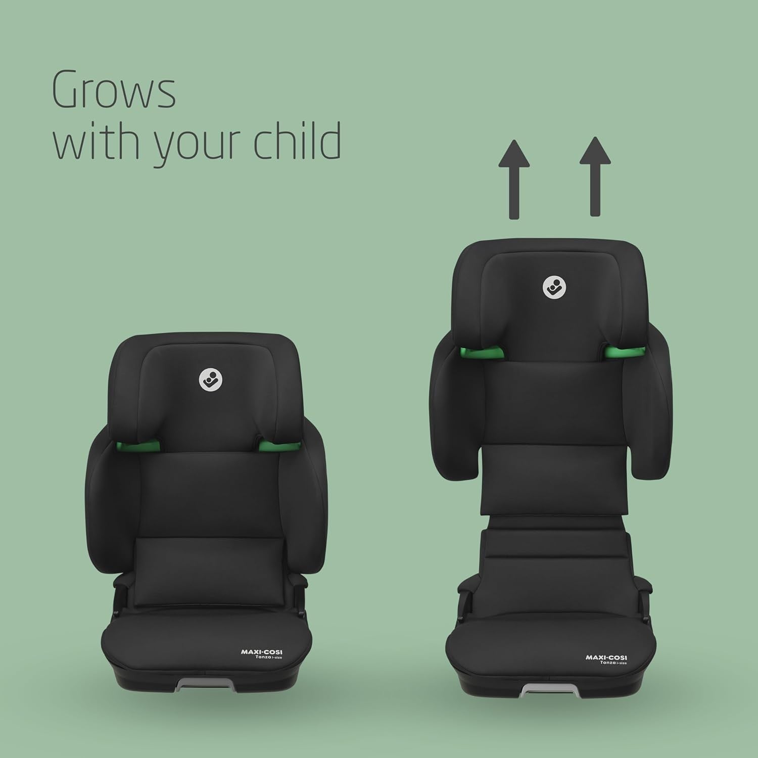 High Back Booster Car Seat i-Size Safety Adjustable Headrest Kids 3–12Y