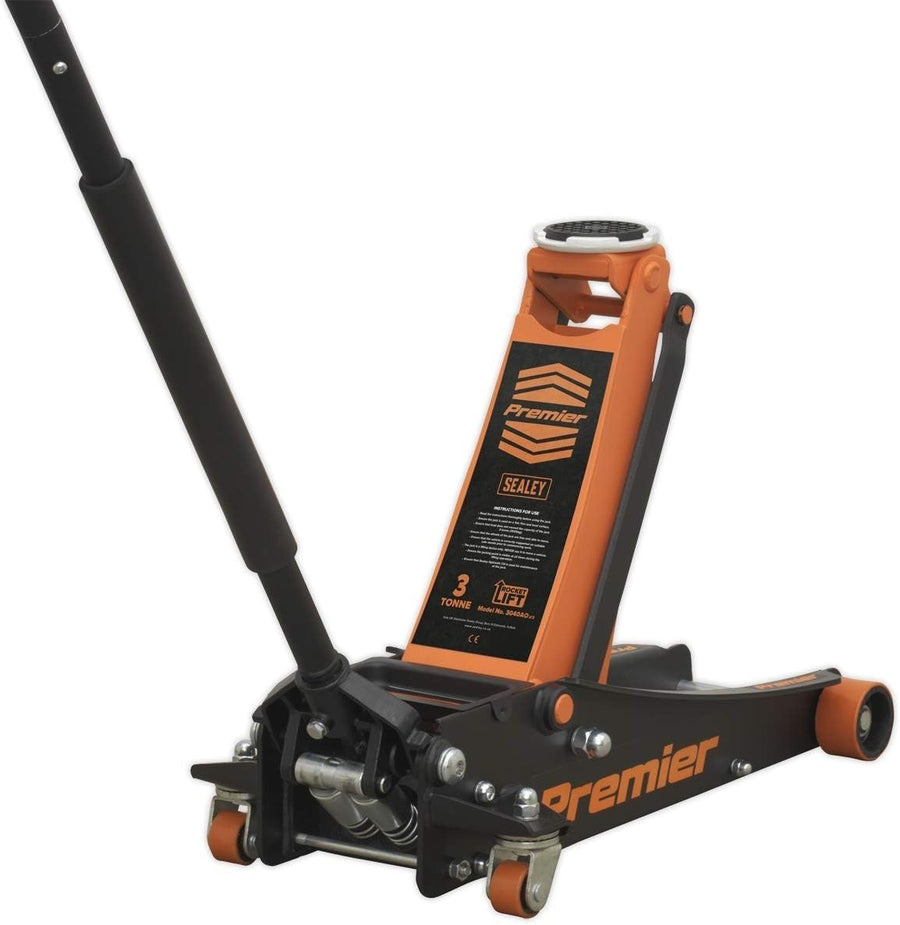 3 Ton Low Profile Trolley Jack with Rocket Lift Heavy Duty Car Lift 100–533mm