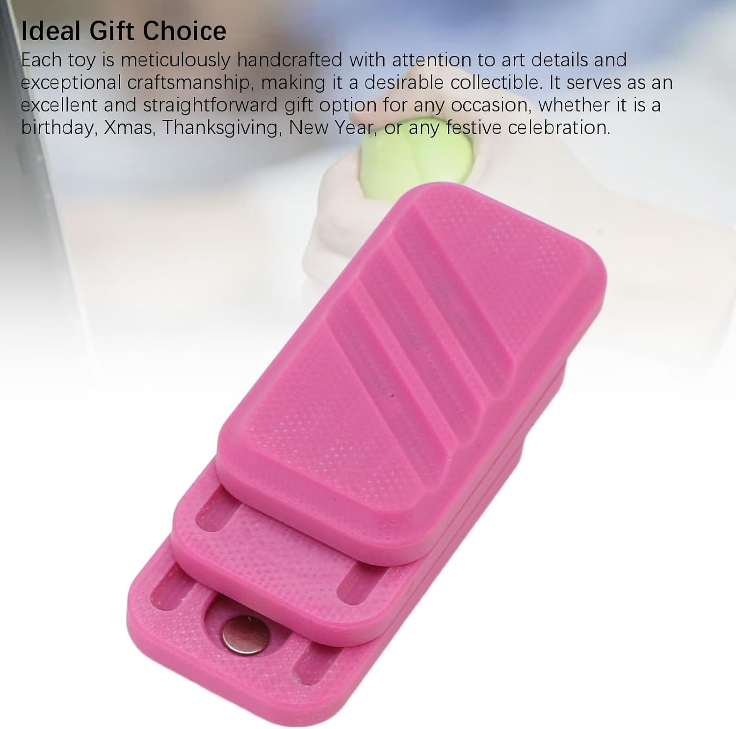 Mechanical Haptic Fidget Slider Fingertip Push Card Stress Relief