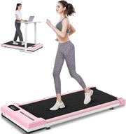 Under Desk Walking Treadmill 2.5HP Home Office Fitness 130KG Capacity