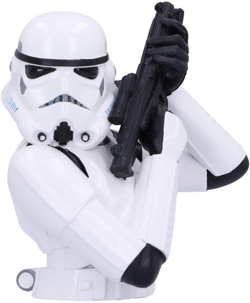 Stormtrooper Bust Figurine Resin Statue 14.2cm Sci-Fi Decor Collectible Gift