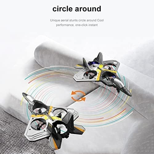 RC Airplane Drone Toy 6CH 2.4GHz Stunt Roll Gravity Sensing 2-Battery