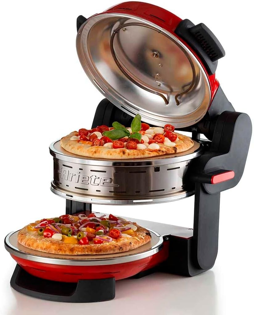 Double Layer Electric Pizza Oven | 400°C Fast Heat 32cm Dual Bake Plates