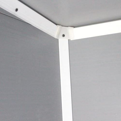 Plastic Garden Storage Shed 5x2.6ft Waterproof Outdoor Tool Shed with Floor Grey