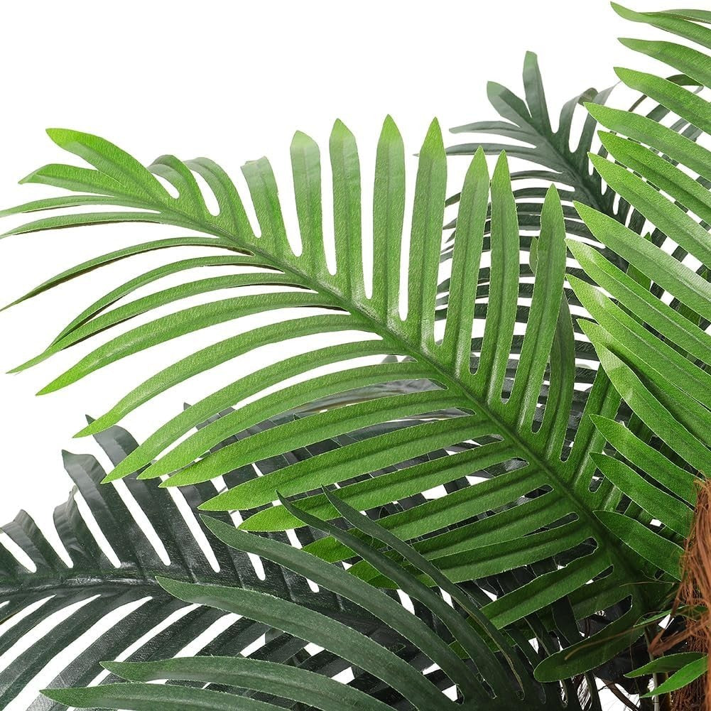 Artificial 100cm Palm Tree in Weighted Pot Fake Tropical Plant Indoor Outdoor