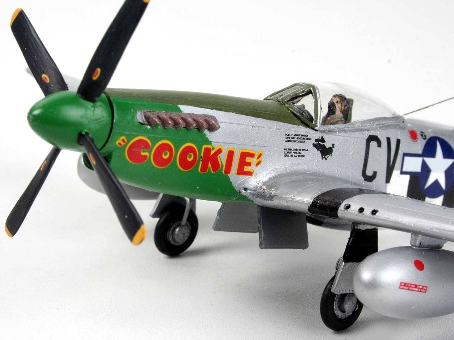 WW2 Fighter Plane Model Kit 1:72 Scale | Unpainted DIY Plastic Set
