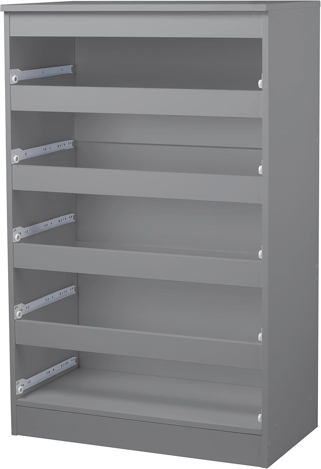 5 Drawer Chest Grey Oak Bedroom Storage Unit Cabinet Modern Slimline