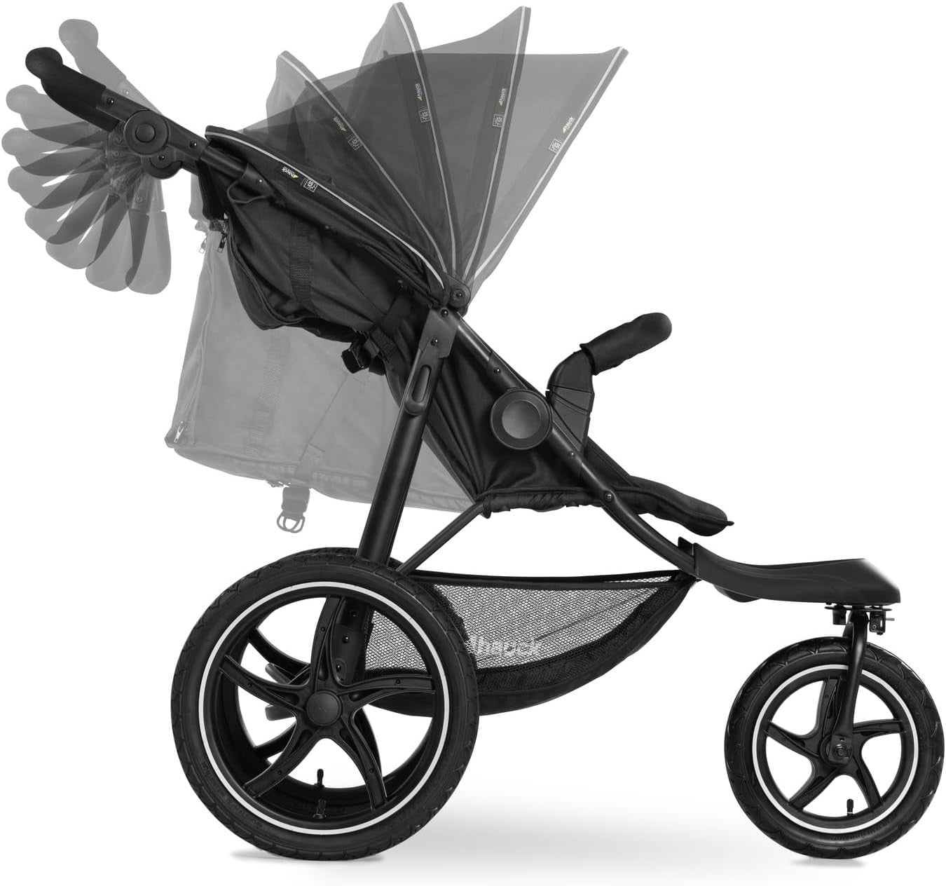 All Terrain Baby Pushchair Jogger XL Air Wheels Reclining From Birth 22kg