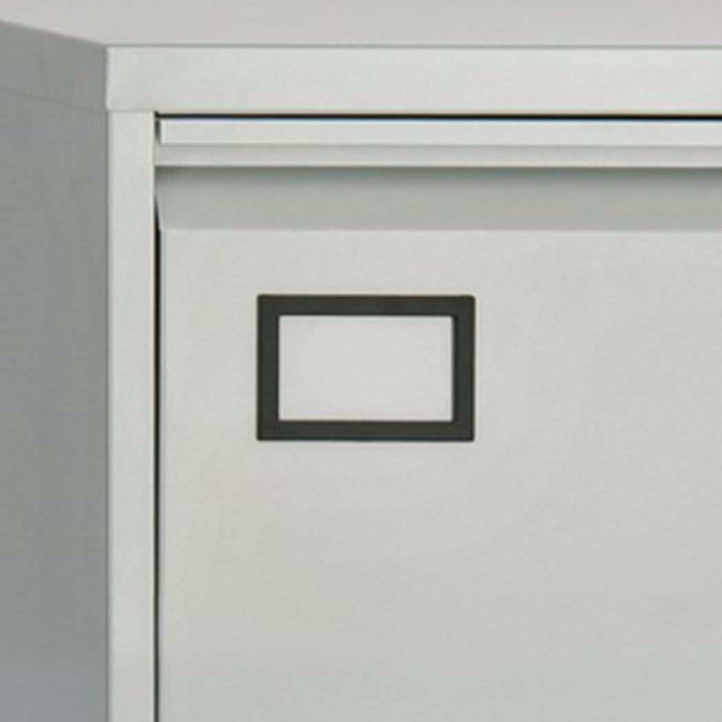 Goose Grey 2 Drawer Steel Filing Cabinet Lockable Under Desk Storage