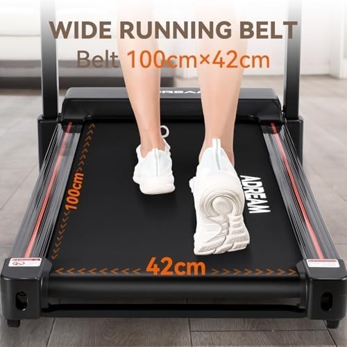 Foldable 3-Level Incline Treadmill 2.5HP Home Office Running Machine