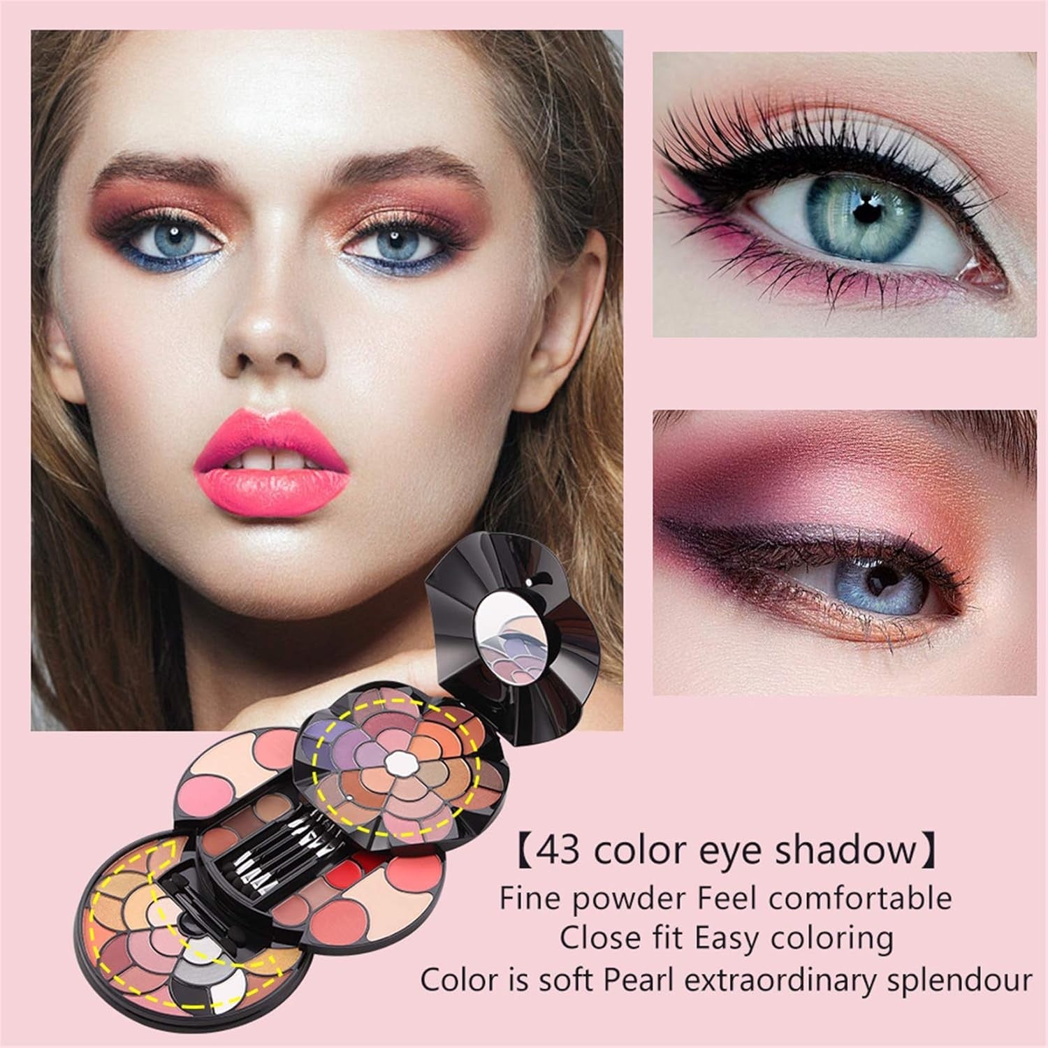 All In One Makeup Set Full Kit Palette Lipstick