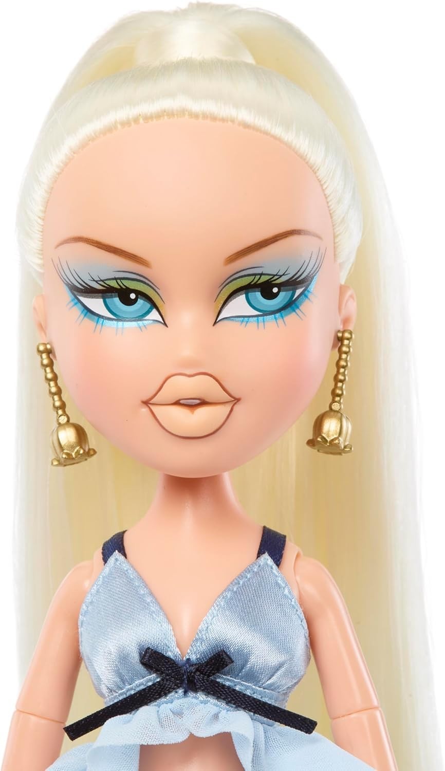 Fantasy Pixie Fashion Doll Wings Ring Denim Bell Bottom Outfit