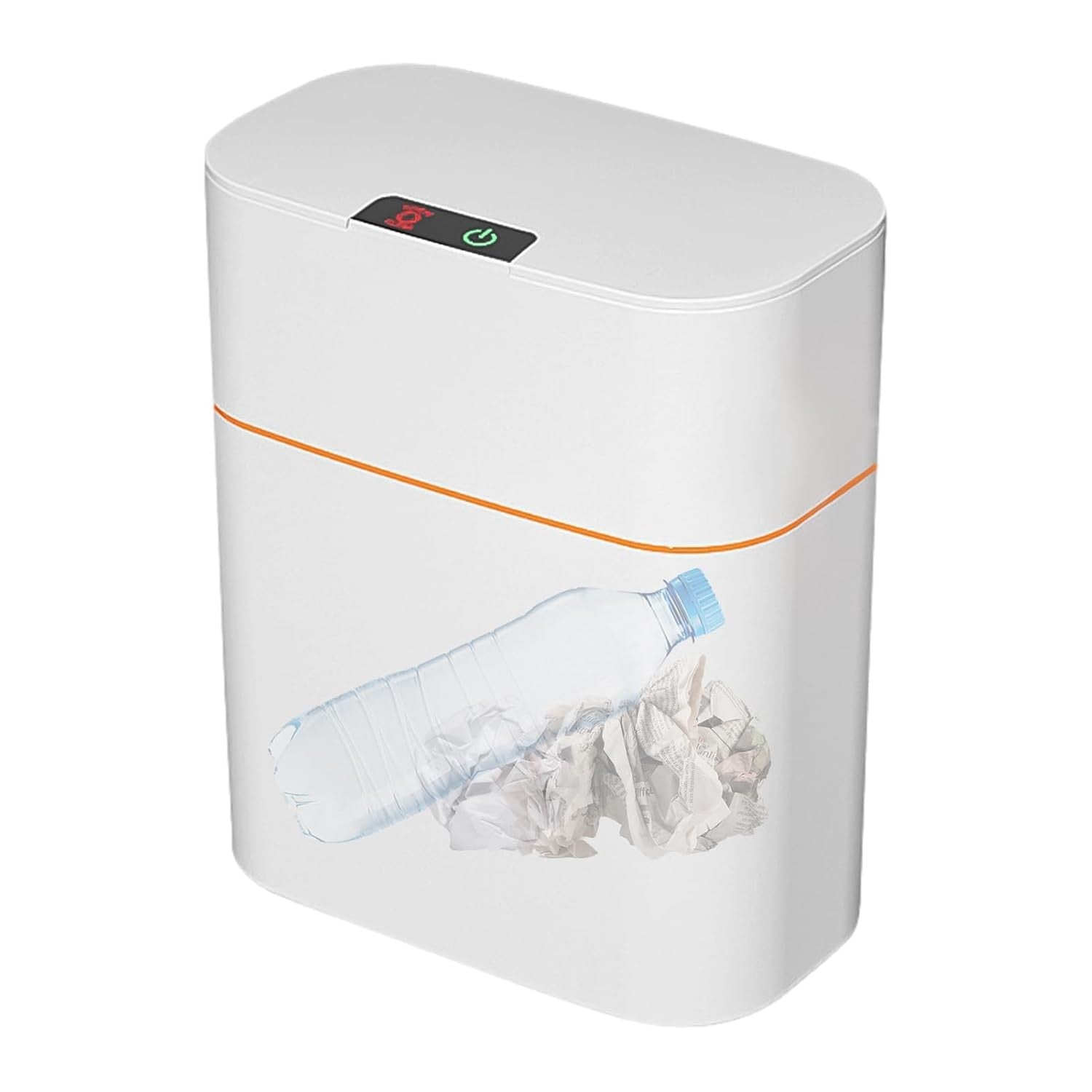 Automatic Touchless Bathroom Bin Slim Motion Sensor 13L White