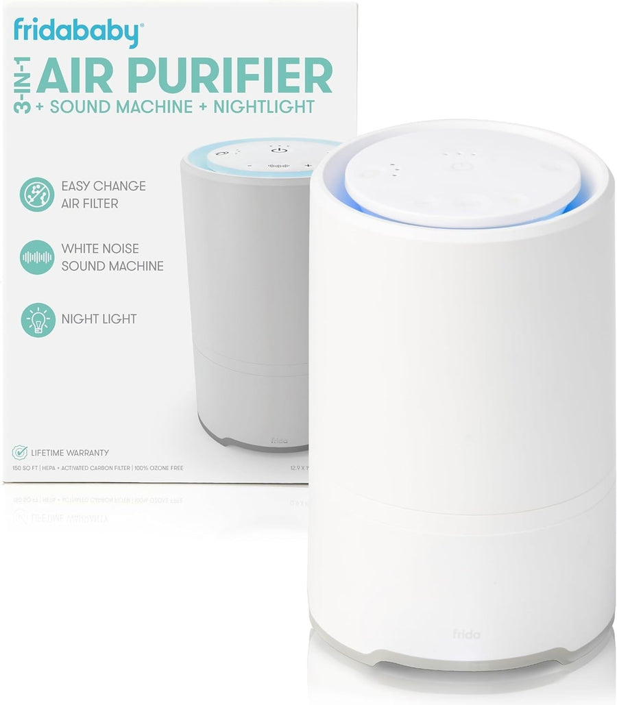 3 in 1 Baby Sound Machine Air Purifier Night Light HEPA Sleep