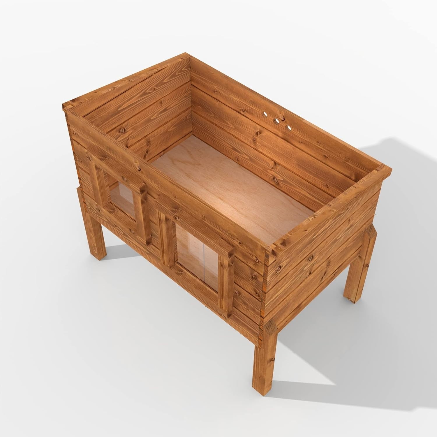 Outdoor Cat Kennel with Thermal Barrier Door | Timber, Ventilated, Easy Assembly