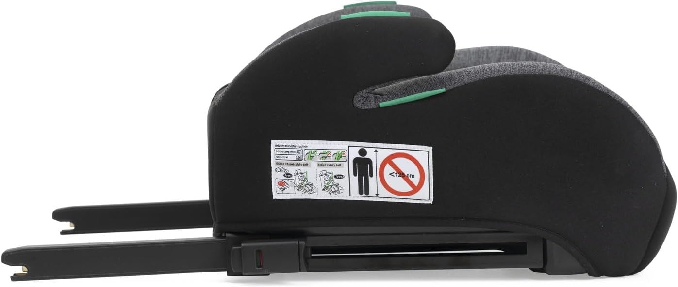 i-Size R129 Booster Car Seat 126–150cm ISOFIX Padded Armrests Group 3