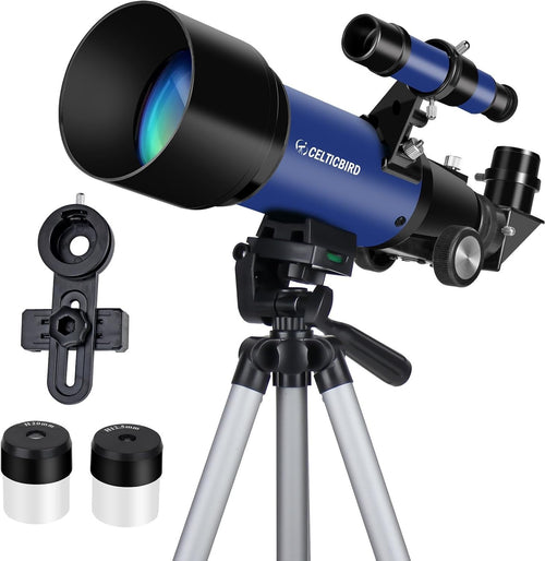 70 mm Aperture 400 mm Refractor Telescope for Kids and Adults