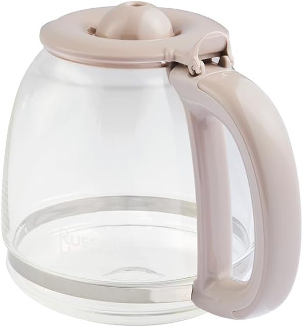 Programmable Drip Coffee Maker 1.25L Glass Carafe Keep Warm Stone Finish 1100W