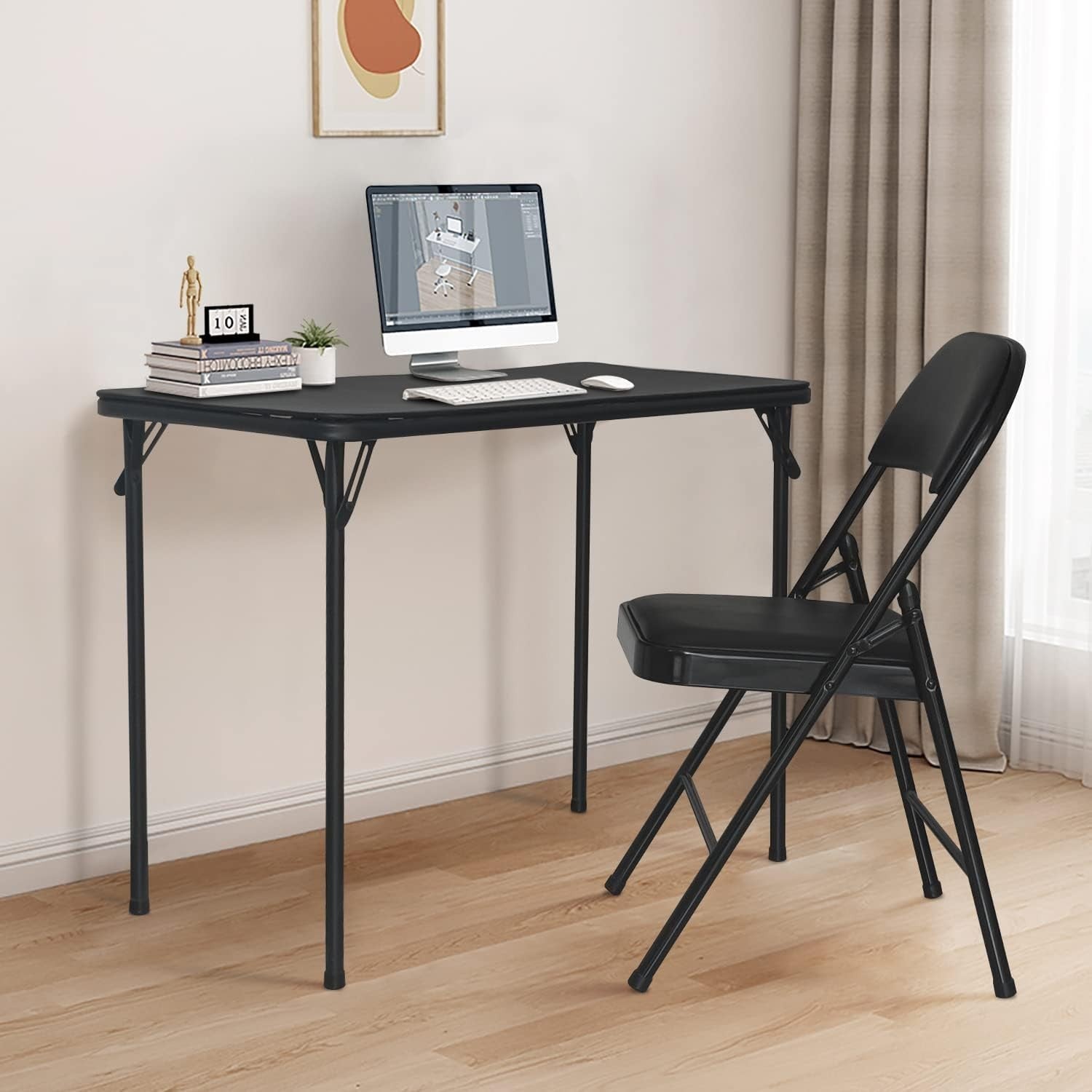 Portable Folding Table & Chairs Set - Compact, Lightweight, Indoor/Outdoor