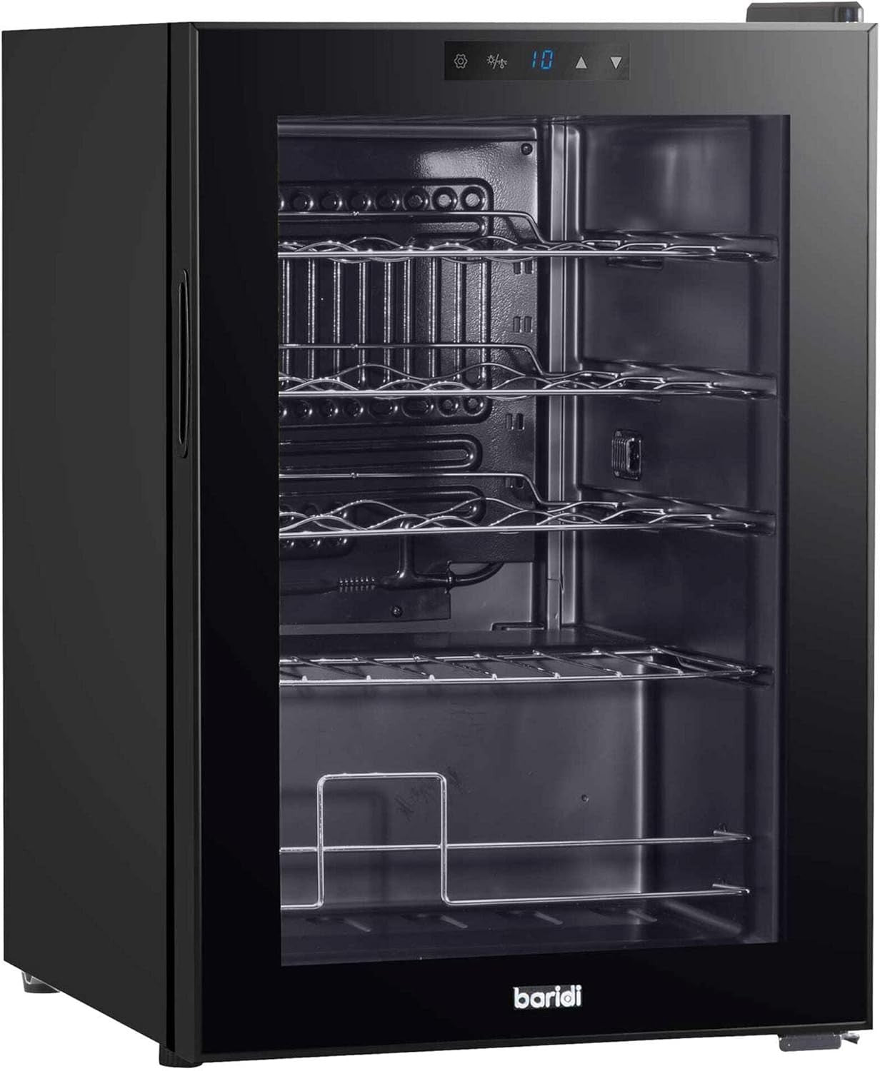 20 Bottle Wine Cooler Fridge Digital Touch Control LED Quiet Freestanding