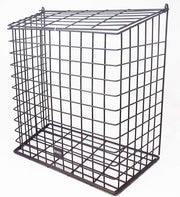 Large Letter Box Cage Guard with Flip Lid – Secure Post, Fits 30cm Slot