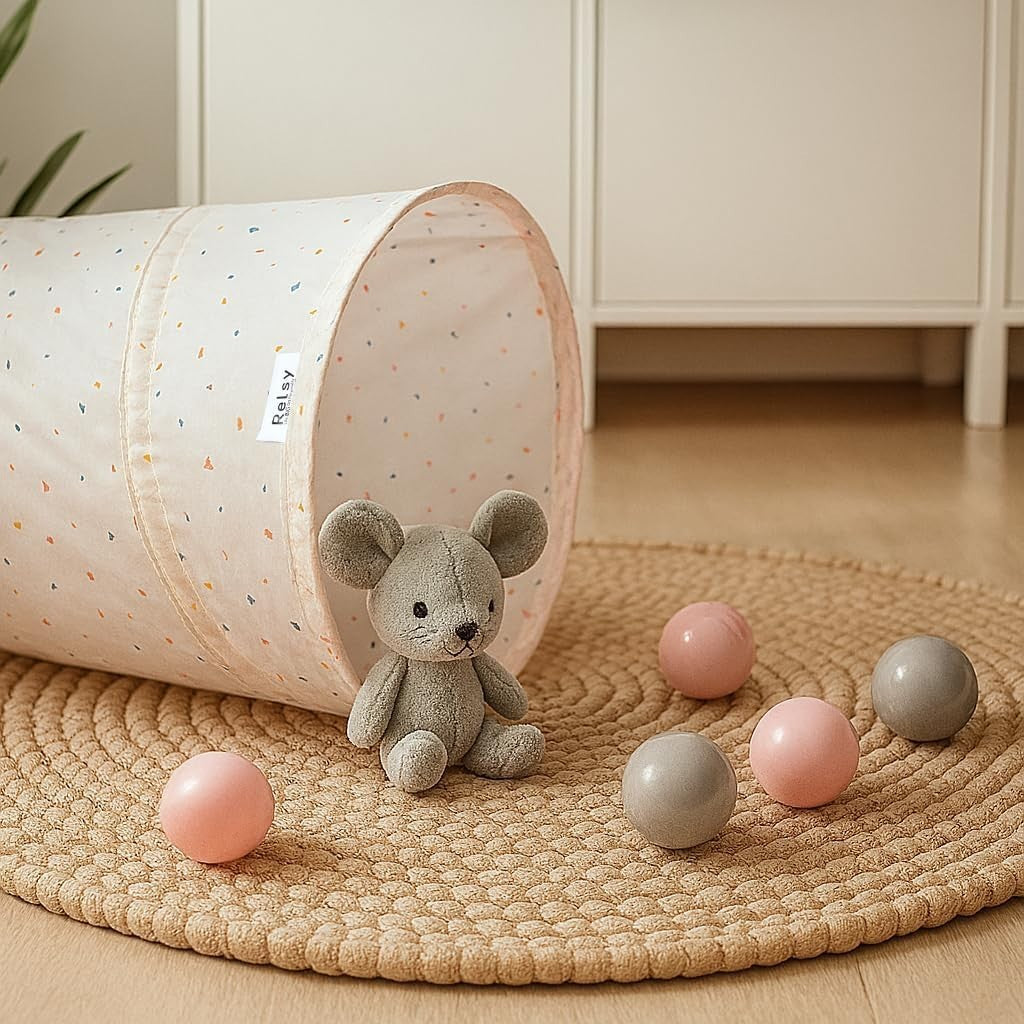 Kids Pop Up Play Tent Tunnel Set Indoor Outdoor Play Den Toddler