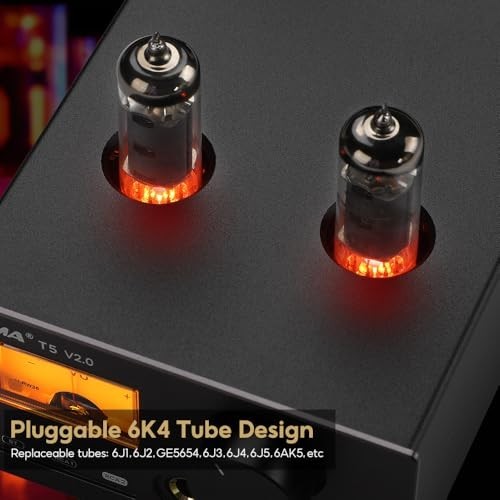 T5 V2.0 Mini Tube Headphone Amp 140Wx2 Bluetooth RCA Stereo HiFi