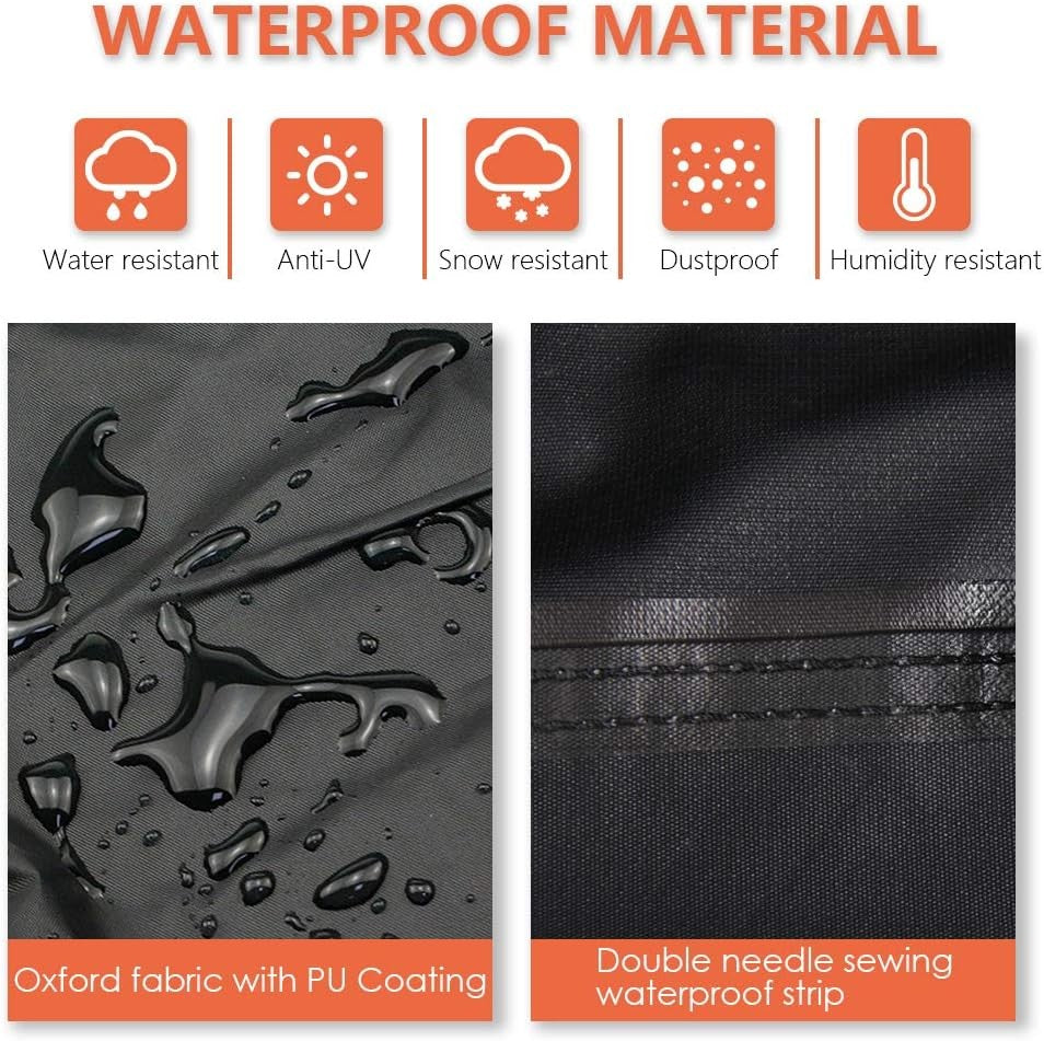 Waterproof Rabbit Hutch Cover Outdoor Winter Cage Protector With Zipper