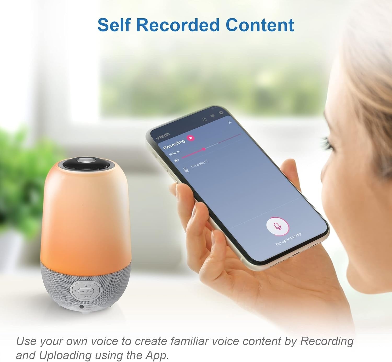 Portable Baby Sleep Soother Noise Machine with Lullabies, Night Light & Projecto