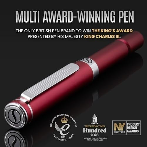EDC Red Rollerball Pen Medium Pocket Pen Luxury Writing Gift Set