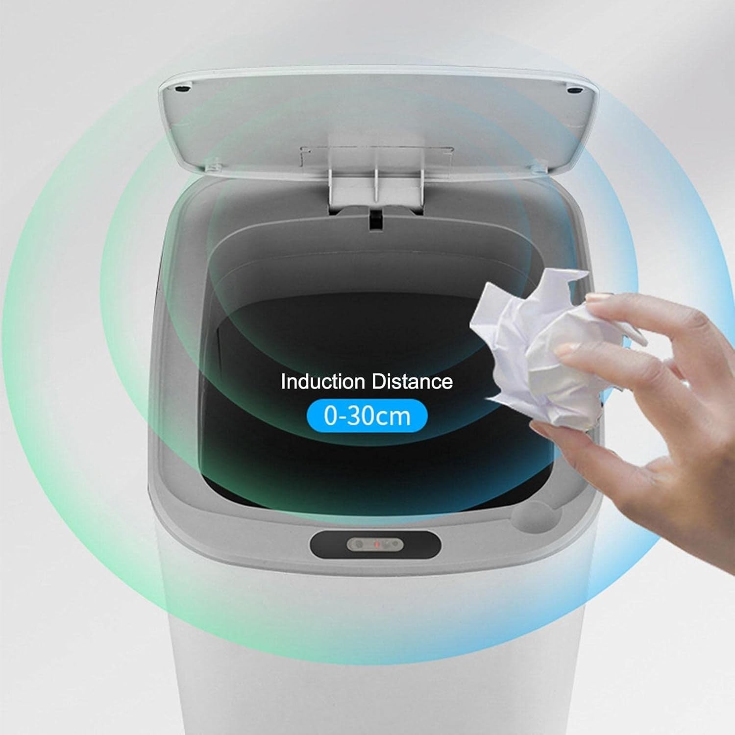15L Automatic Touchless Sensor Bin Smart Bathroom Kitchen