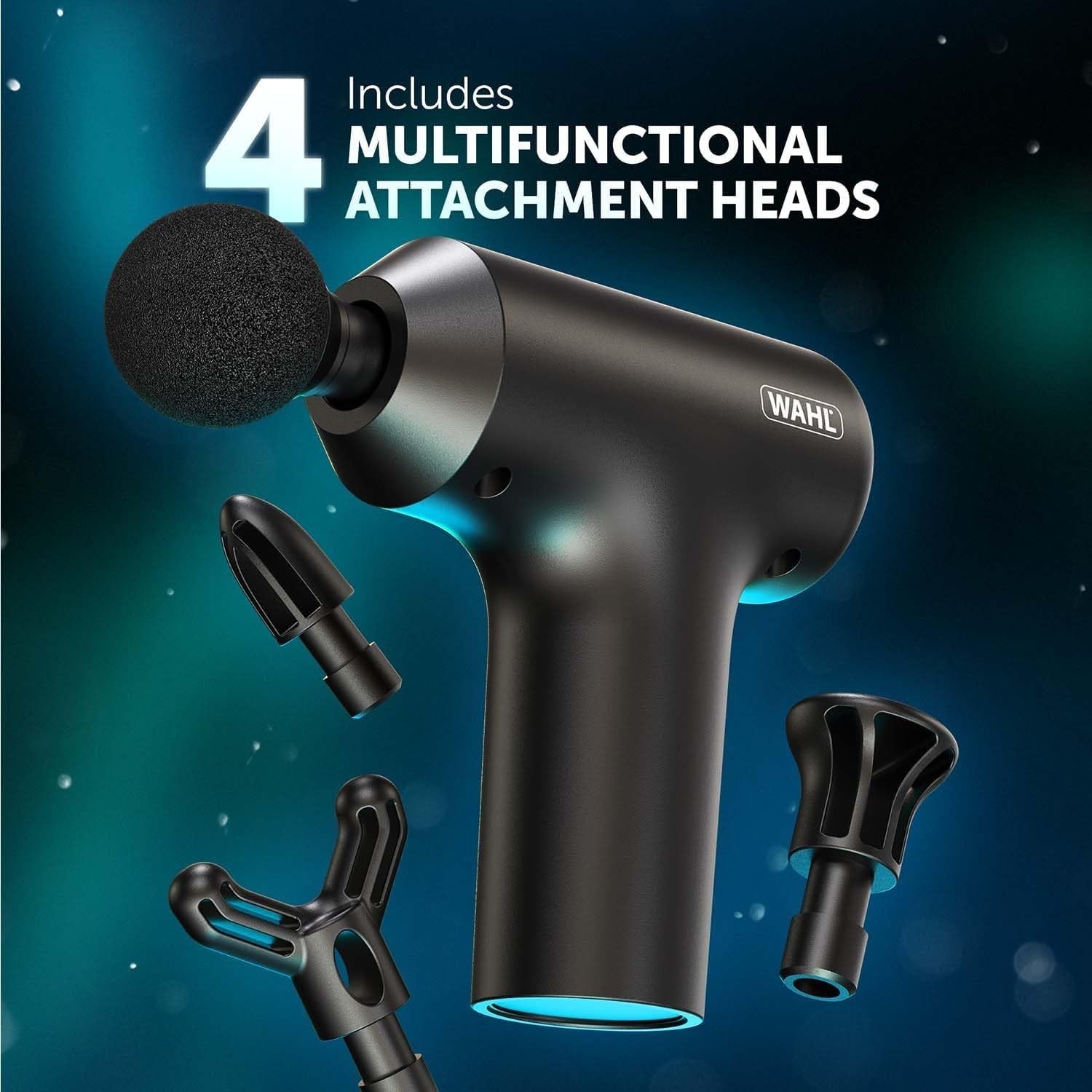 Mini Massage Gun Cordless Deep Tissue Muscle Massager 6 Speeds Travel Size