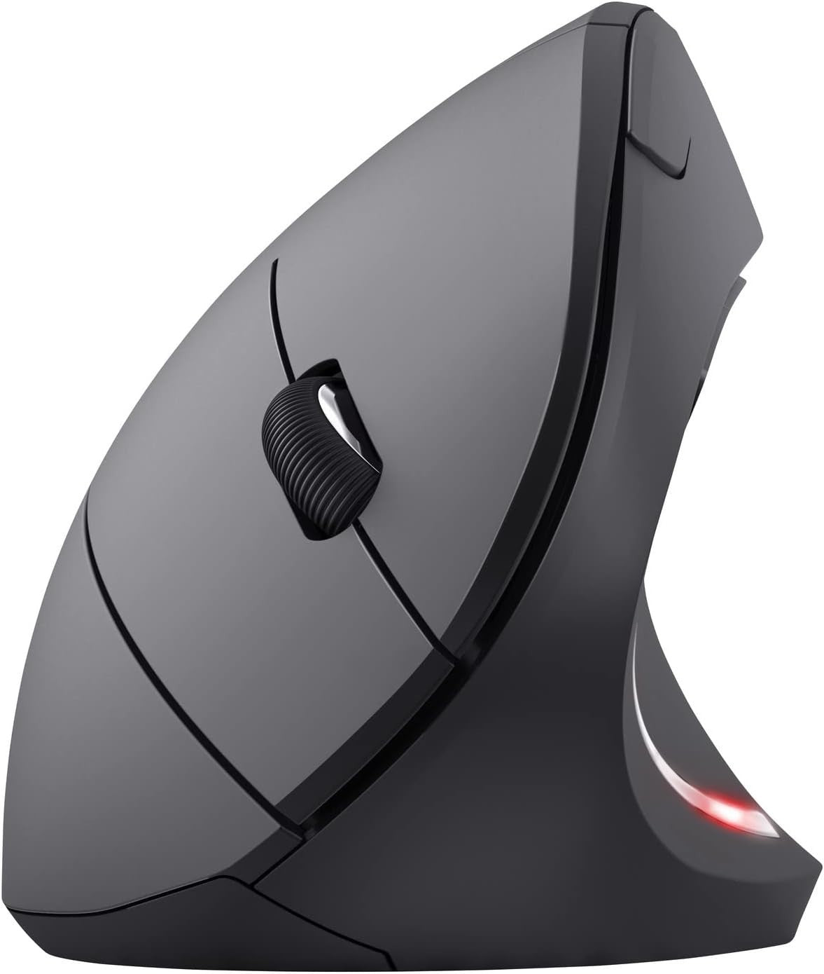 Vertical Wireless Ergonomic Mouse 1600 DPI 6 Button USB Black