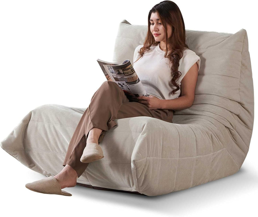 Luxury Floor Sofa Bean Bag Chair Adult Lounge Seat – Gaming & TV Ready