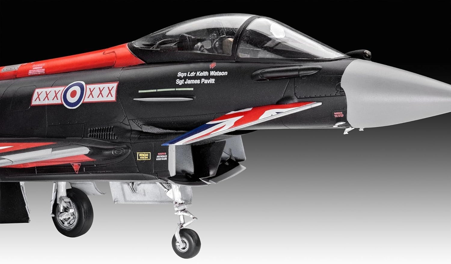 1:48 Eurofighter Jet Model Kit Military Plastic Build Unpainted Collectible