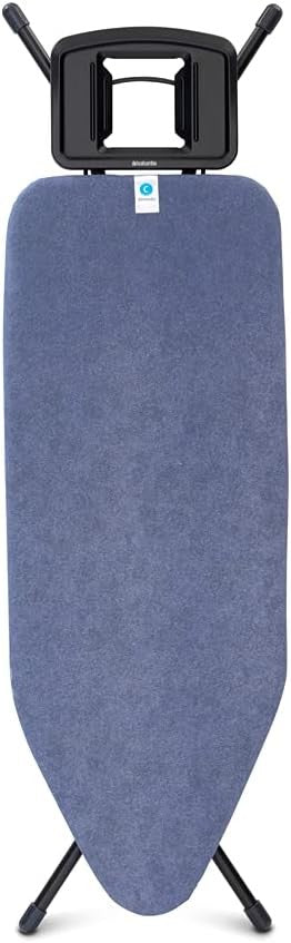 XL Ironing Board Height Adjustable Steam Iron Rest Foldable 124x45cm