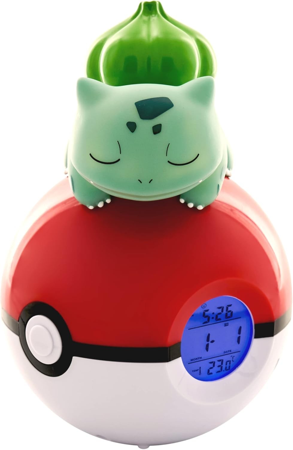 Pokemon FM Radio Alarm Clock LED Display Kids Bedroom Collectible Gift