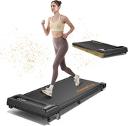 Compact Under Desk Treadmill 9% Incline 3HP Quiet Home Walking Pad