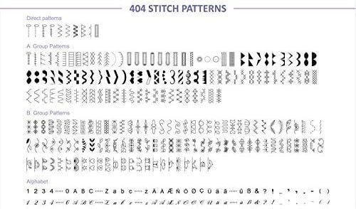 Computerized Sewing Machine Silver Metal Easy Stitch Selection