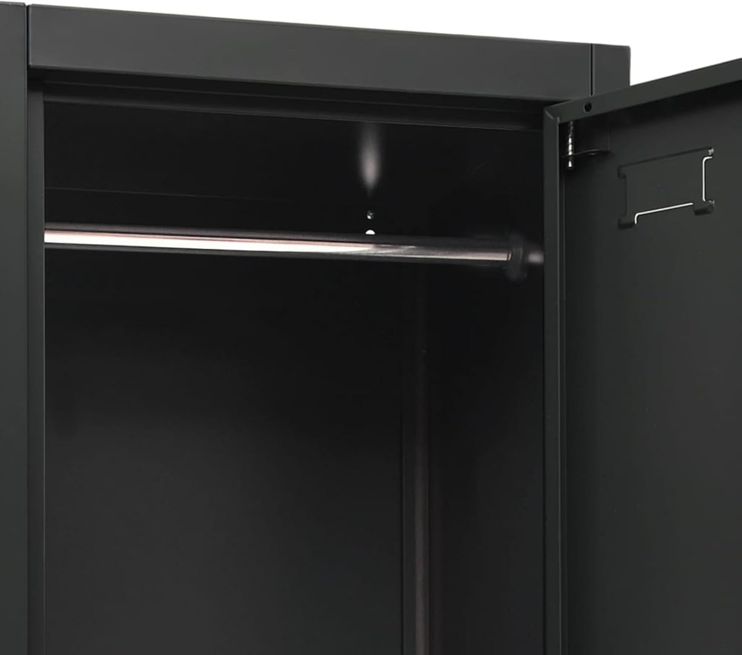 2 Door Metal Locker Cabinet Lockable Storage Cupboard Office Gym Anthracite