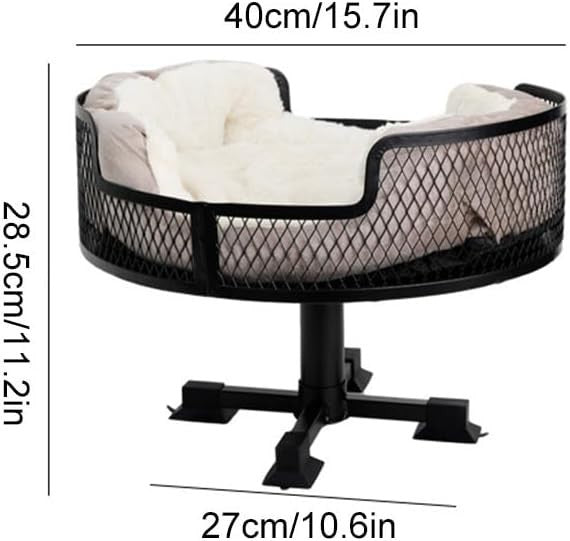 Desk Mounted Cat Bed Hammock Cat Perch Workspace Sleeping Nest Cozy