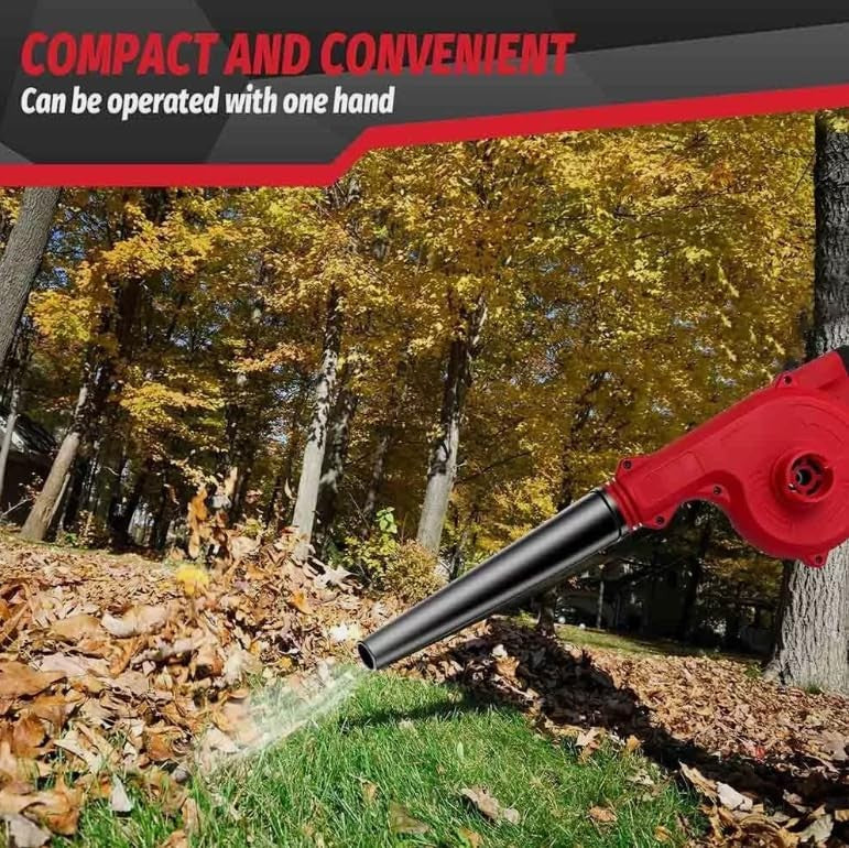 Cordless Leaf Blower Vacuum 2-in-1 120MPH 20000RPM Handheld Garden Cleaner