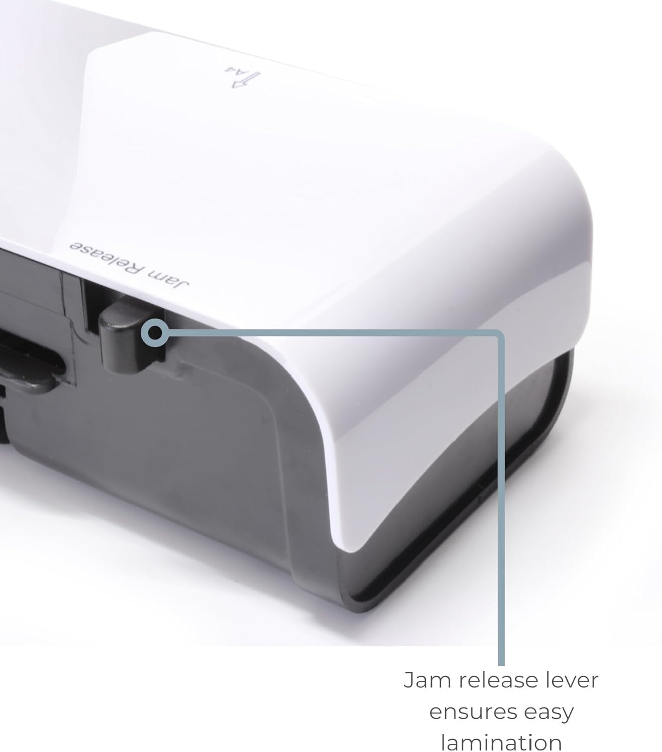 A4 Laminator Heavy Duty Fast Start Jam Release 250 Mic White