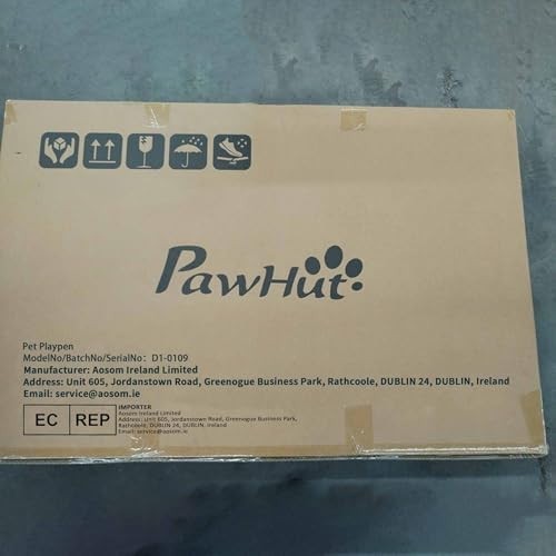 Portable Foldable Pet Playpen with Carry Bag, Outdoor Puppy Tent Blue