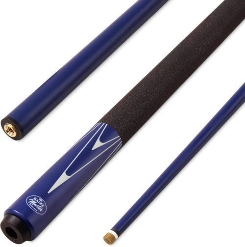58in Fiberglass Snooker Pool Cue 2pc Centre Joint Low Deflection 9.5mm