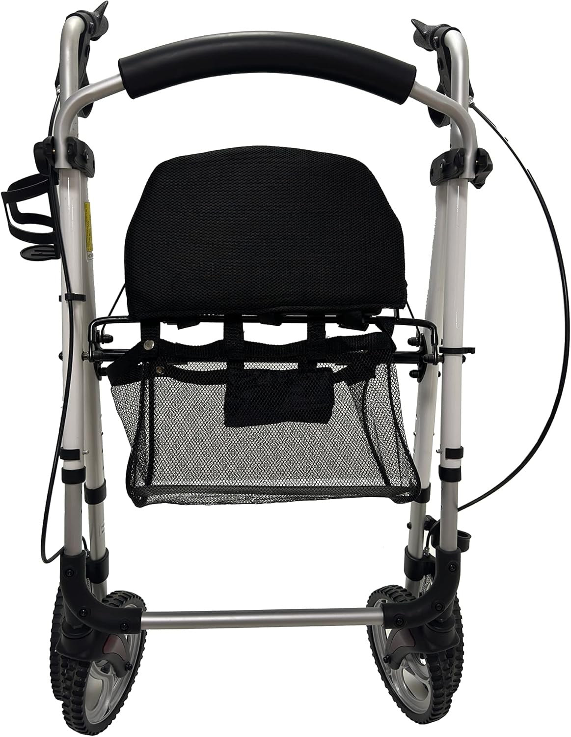 Lightweight Aluminium Rollator Walker with Seat Folding 4 Wheel Mobility