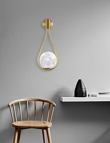 Gold Moon Wall Lights Set of 2 – Modern G9 Warm LED Lamps for Bedroom