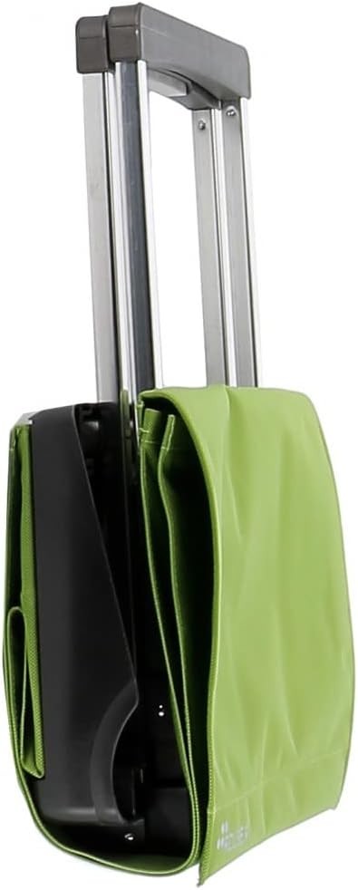 Foldable Shopping Trolley 2 Wheel Lightweight Aluminium Easy Push Cart