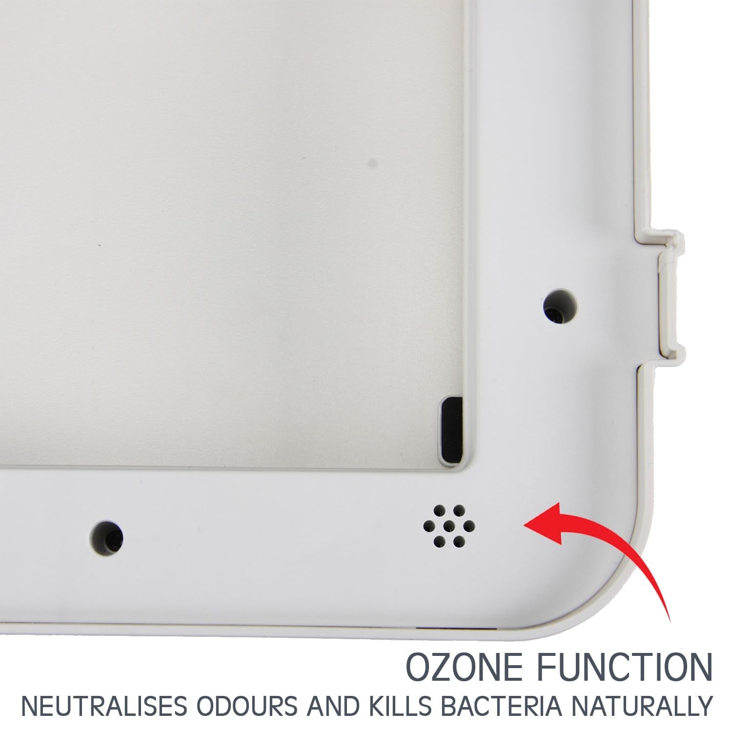 50L White Sensor Bin Waterproof Auto Lid Ozone